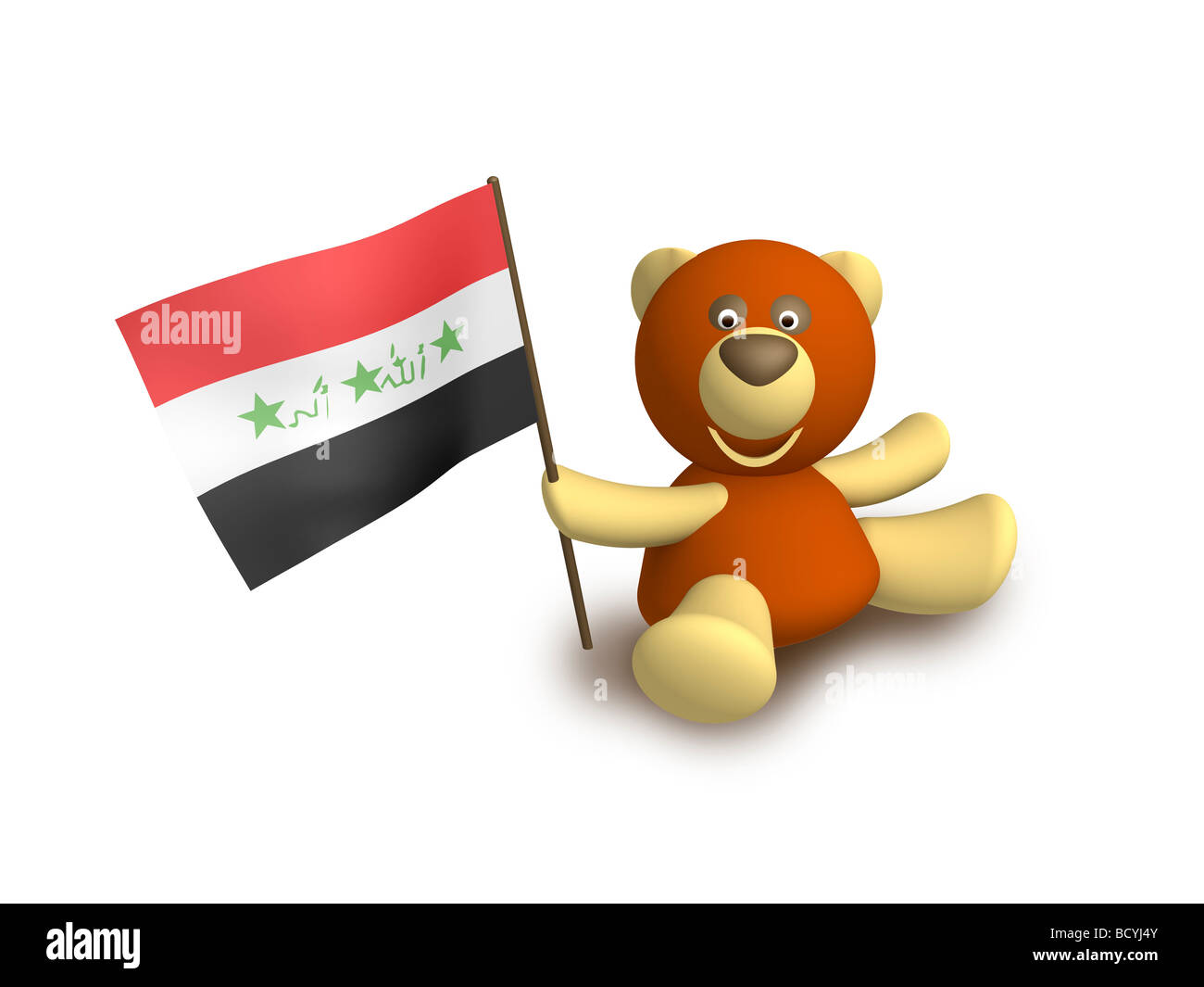 Irak-Flagge Stockfoto