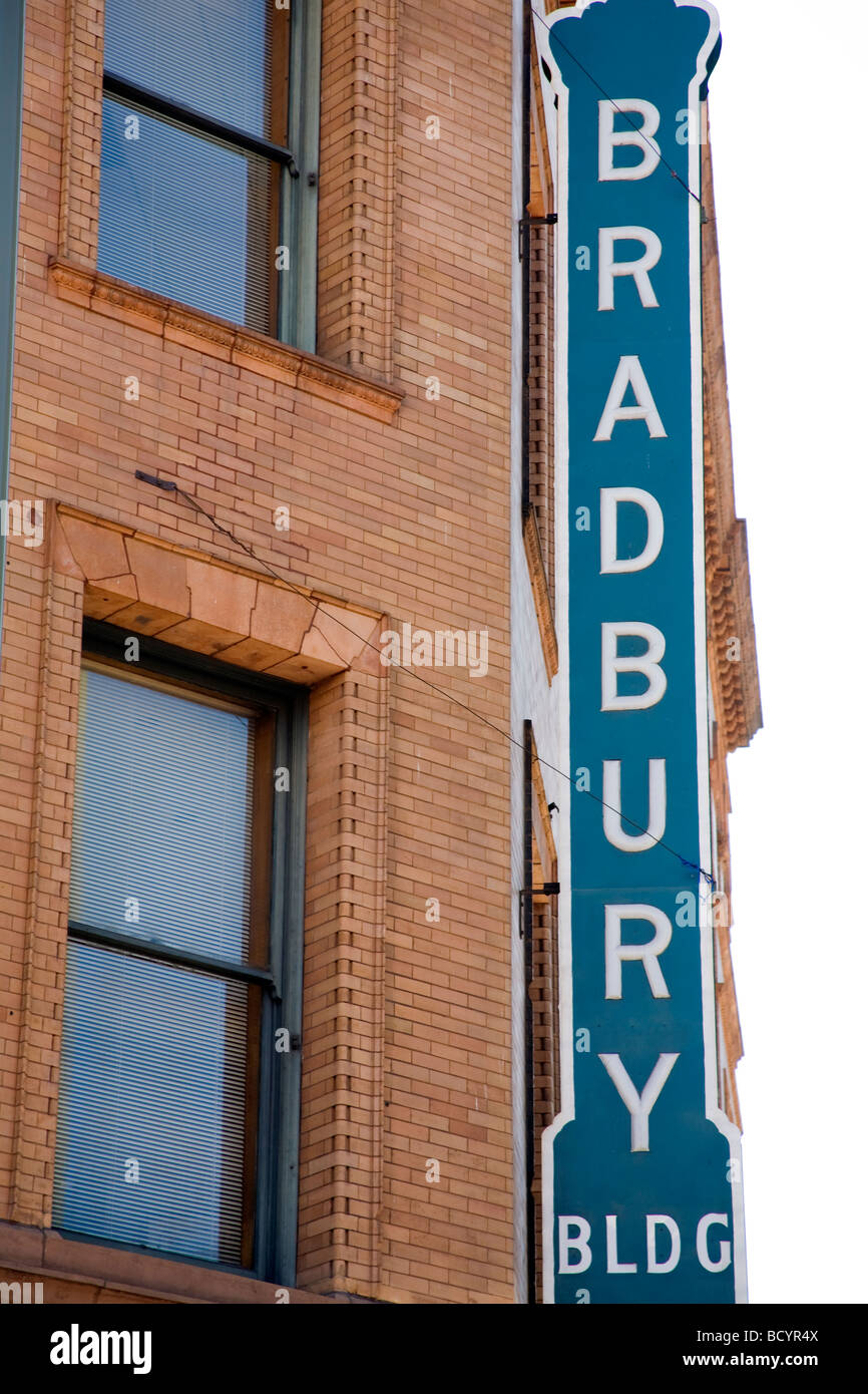 Bradbury Building (aus dem Film "Blade Runner"), Broadway, Downtown Los Angeles, Kalifornien (LA) Stockfoto