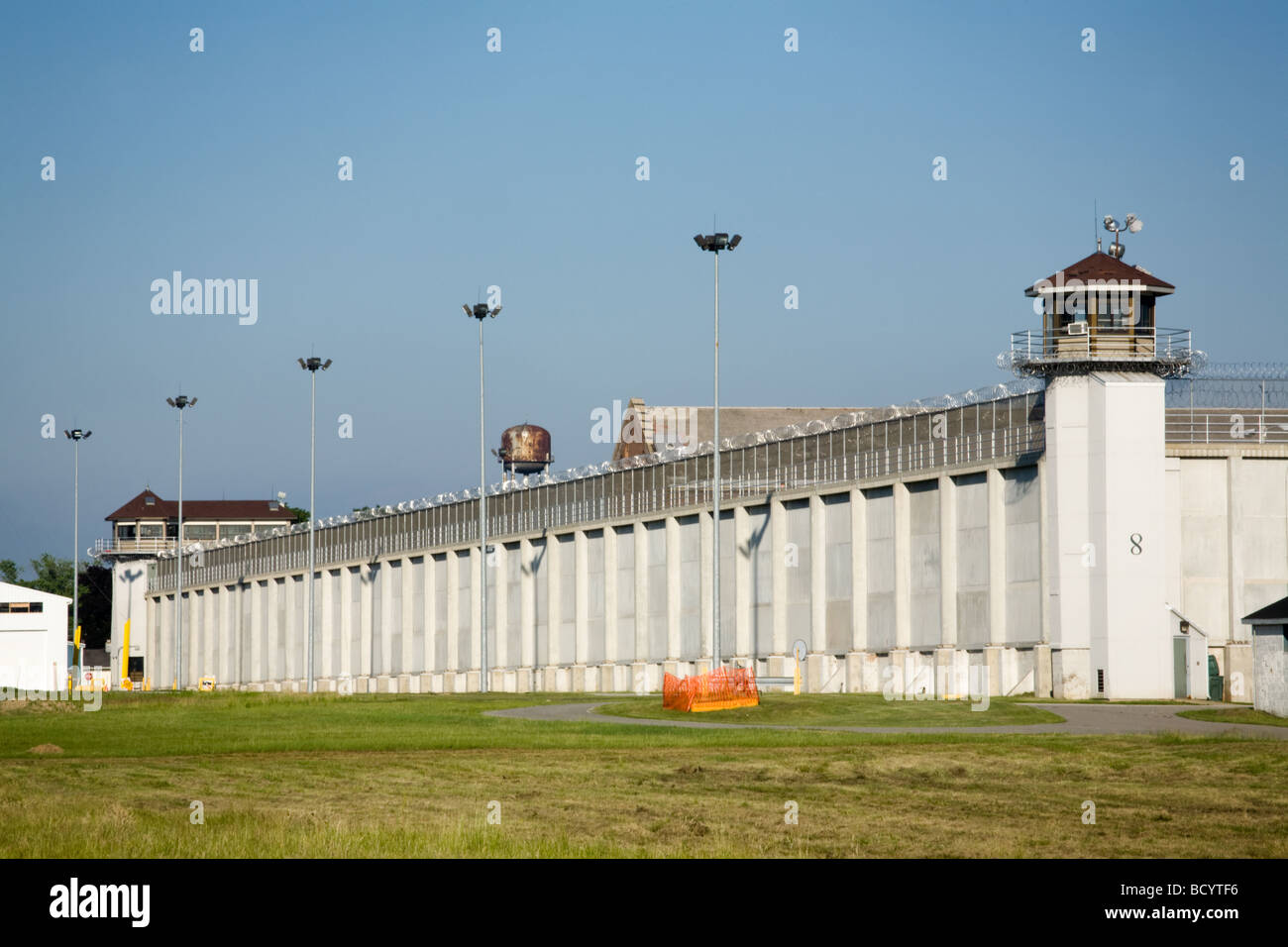 Indiana State Prison maximale Sicherheit in Michigan City statt einmal John Dillinger Stockfoto