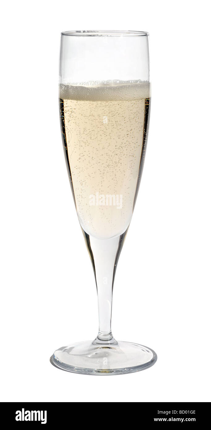 Glas Champagner Stockfoto