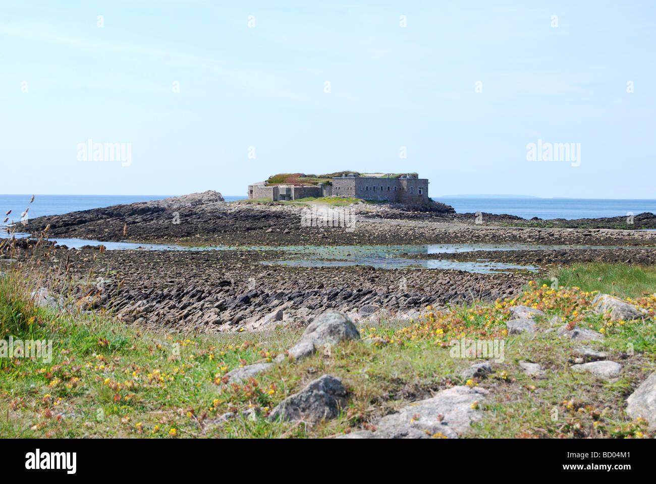 Fort Raz, Alderney, Kanalinseln Stockfoto