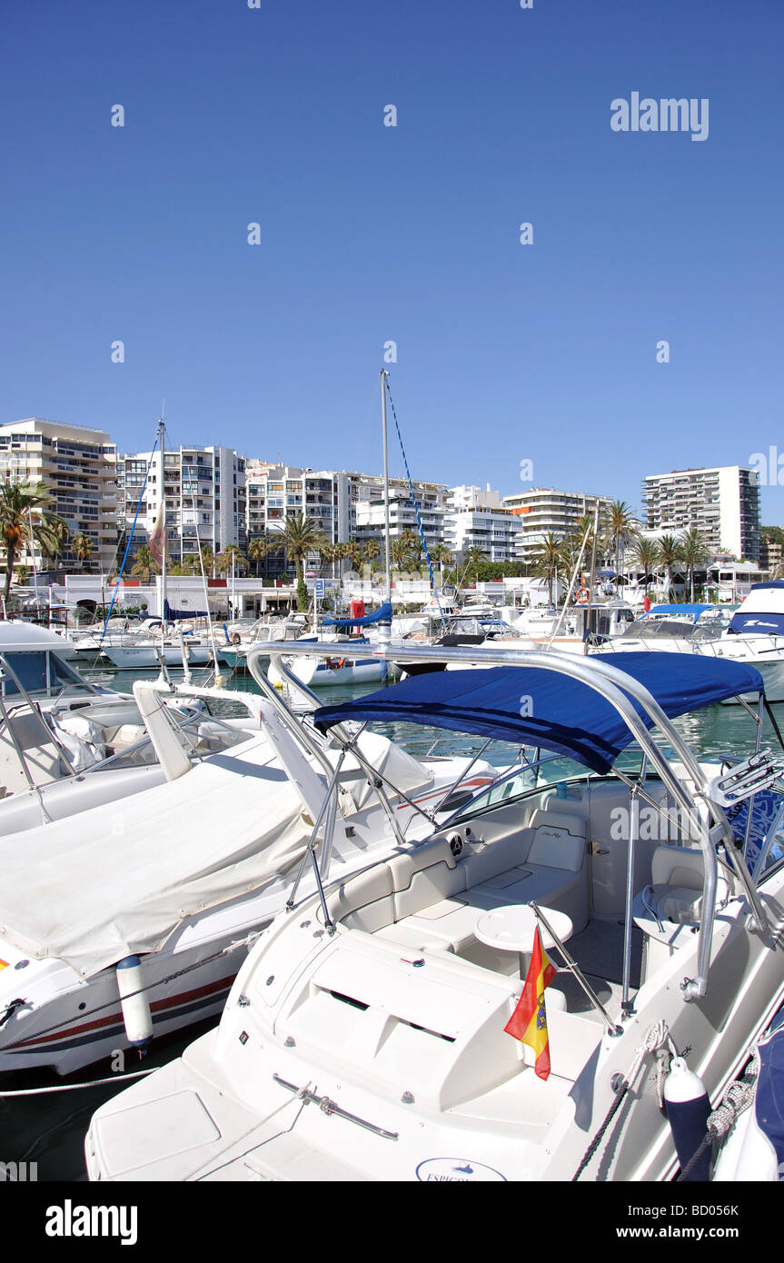 Marina Marbella, Marbella, Costa del Sol, Provinz Malaga, Andalusien, Spanien Stockfoto