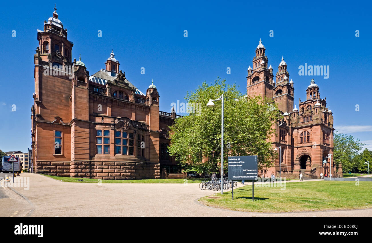 Kelvingrove Art Gallery & Museum im Westend von Glasgow Schottland Stockfoto