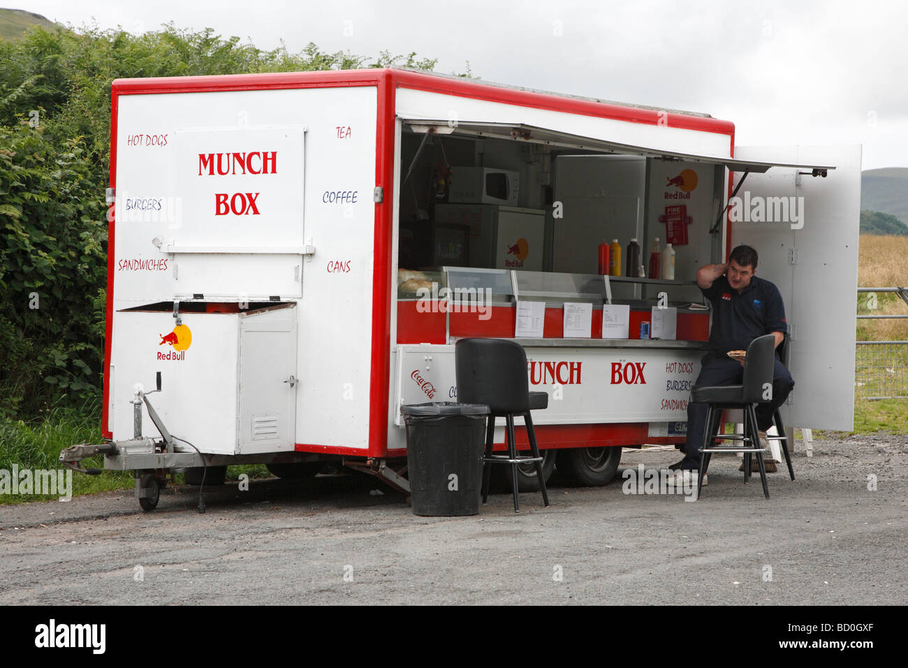 Munch Box A470 Brecon Beacons Wales UK Stockfoto