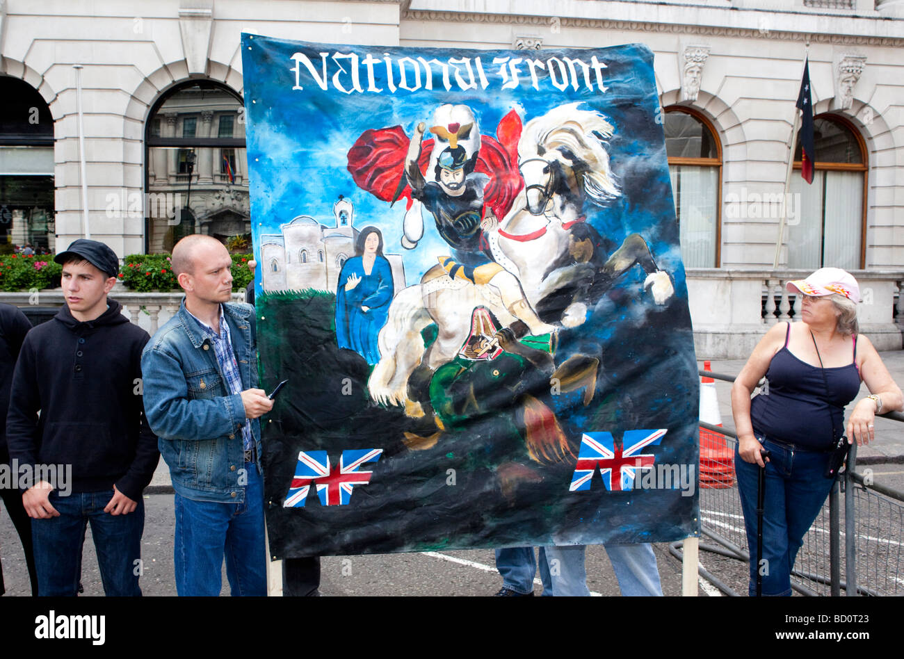 An der Front National Gay Pride London UK Stockfoto