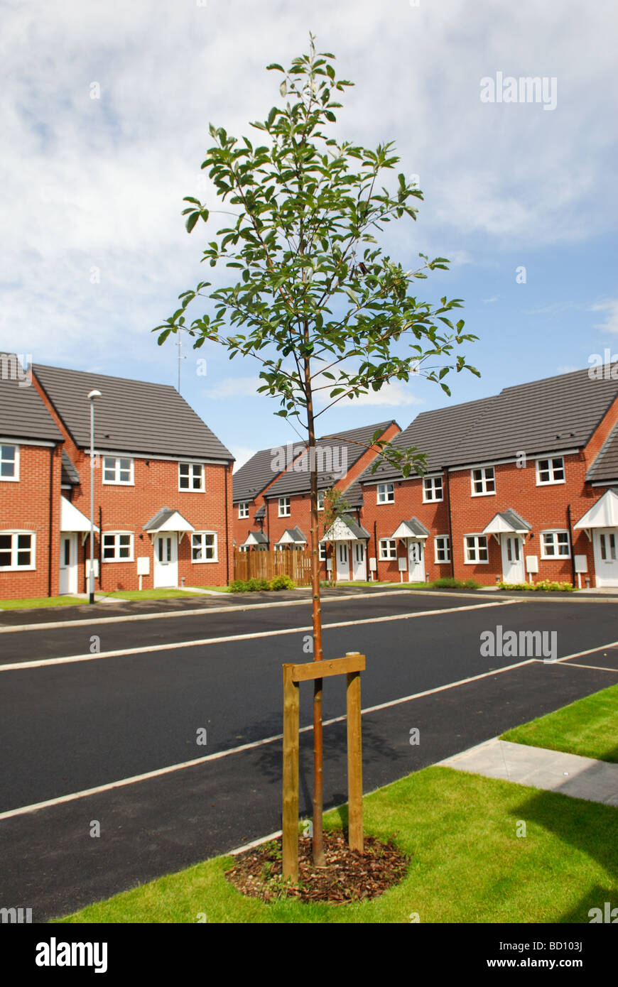 Neue erschwinglichem Wohnraum. Stockfoto
