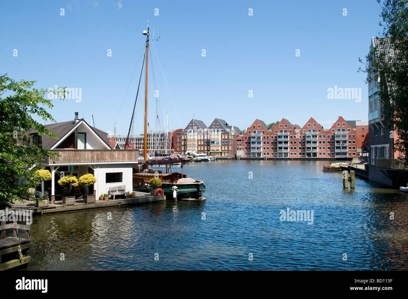 Hoorn Niederlande Holland modernen Hafen Hafen Stockfoto