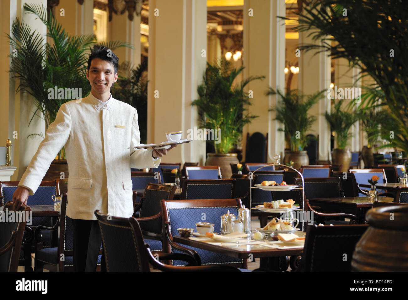 Das Peninsula Hotel Hong Kong 5 Sterne Luxushotel Stockfoto