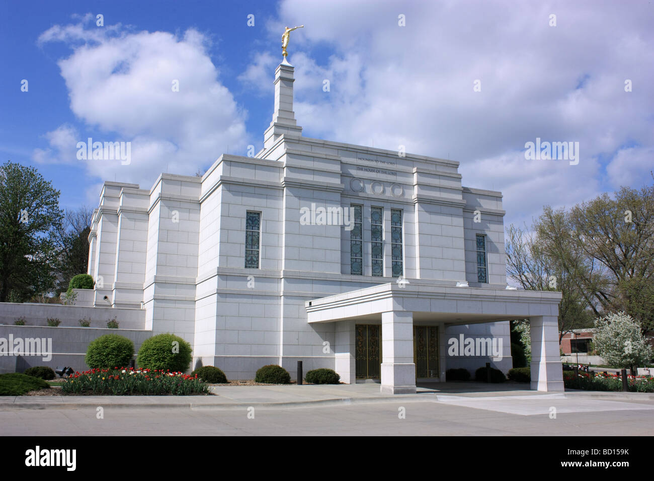 Winter Quarters Tempel der Mormonen in Omaha Nebraska Stockfoto