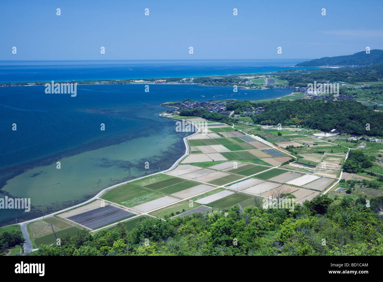 Küste von Kumihamawan Stockfoto