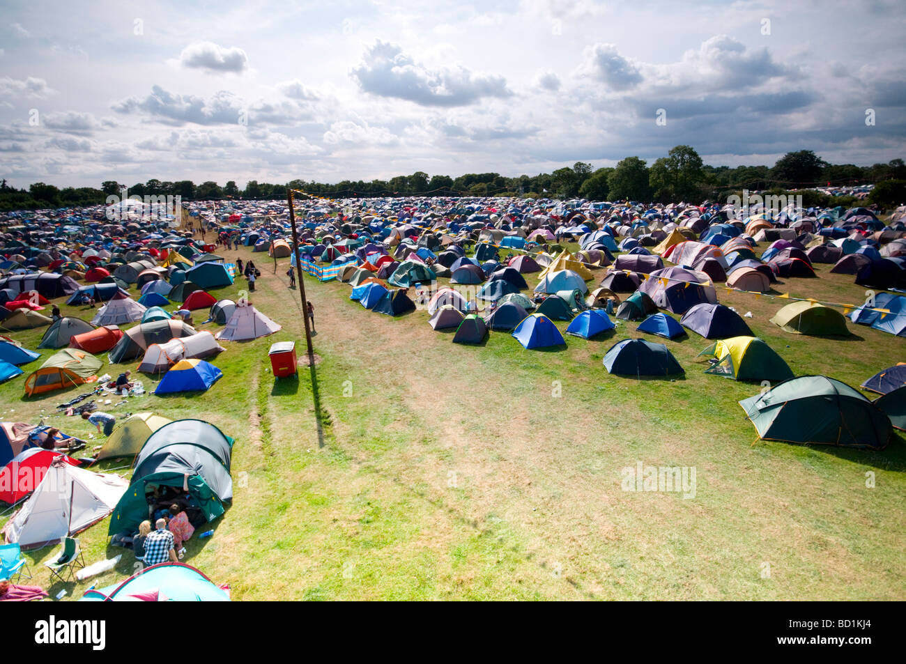 Wichtigsten Campingplatz Latitude Musik Festival, Southwold, Suffolk, UK Stockfoto