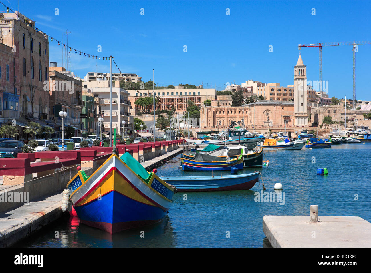 Marsaskala Malta Stockfoto