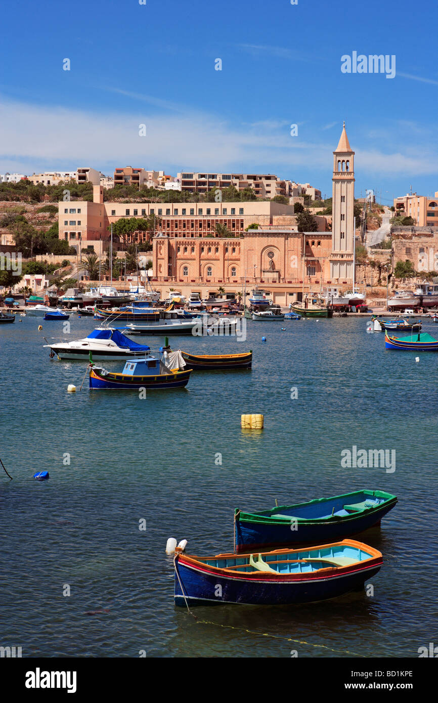 Marsaskala Malta Stockfoto