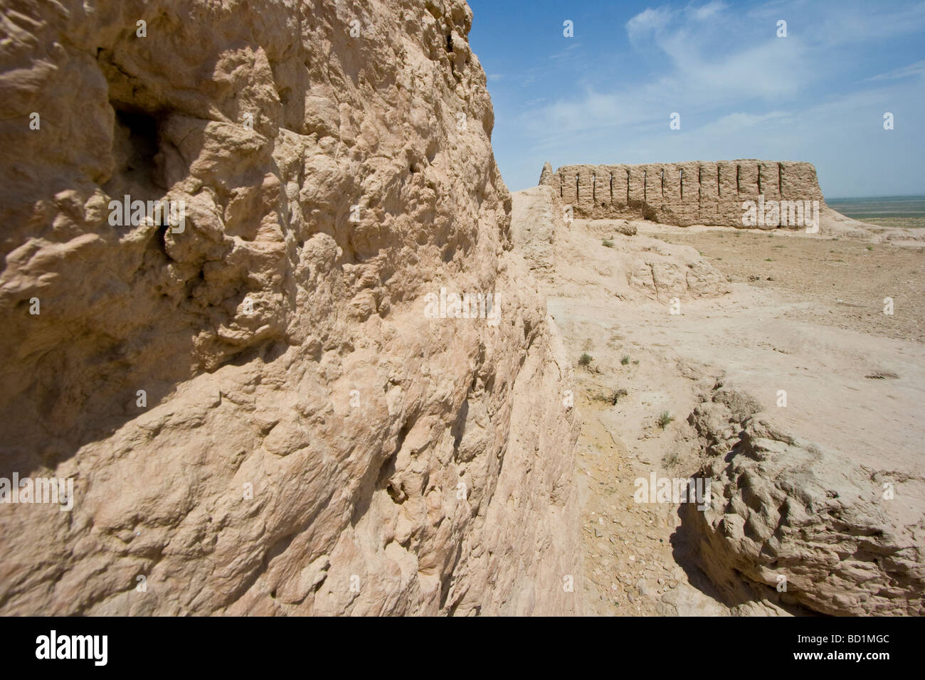 Ayaz Qala Festung in Usbekistan Stockfoto