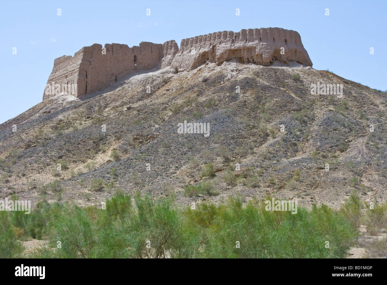 Ayaz Qala Festung in Usbekistan Stockfoto