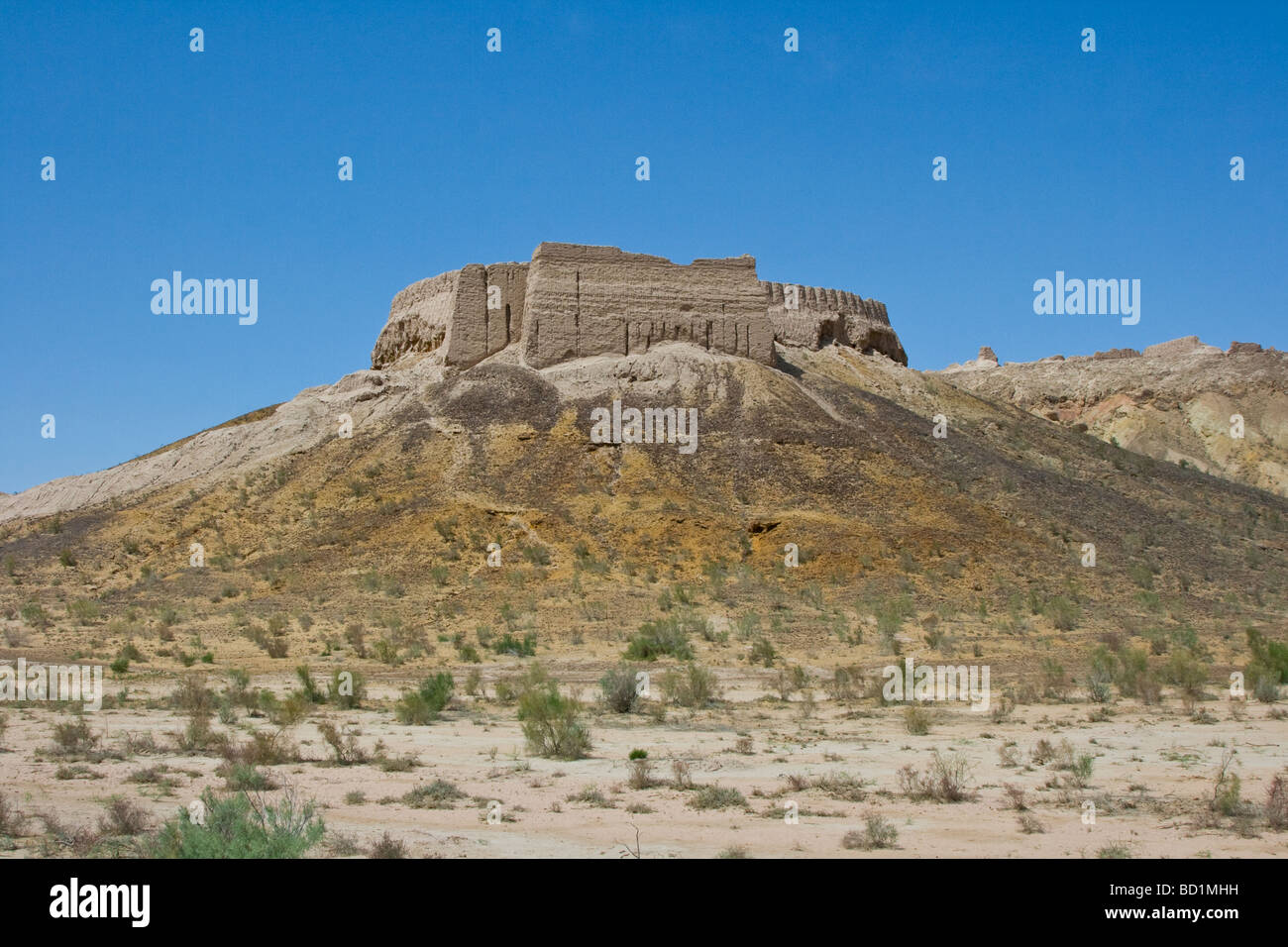 Ayaz Qala Festung in Usbekistan Stockfoto