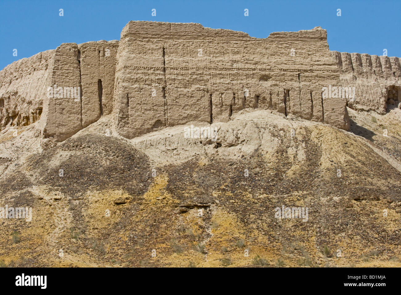 Ayaz Qala Festung in Usbekistan Stockfoto