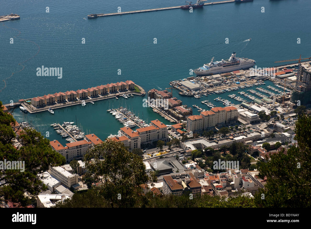 Hafen. Gibraltar. Europa Stockfoto