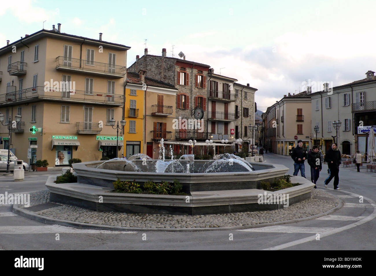 Bobbio Piacenza Italien Stockfoto