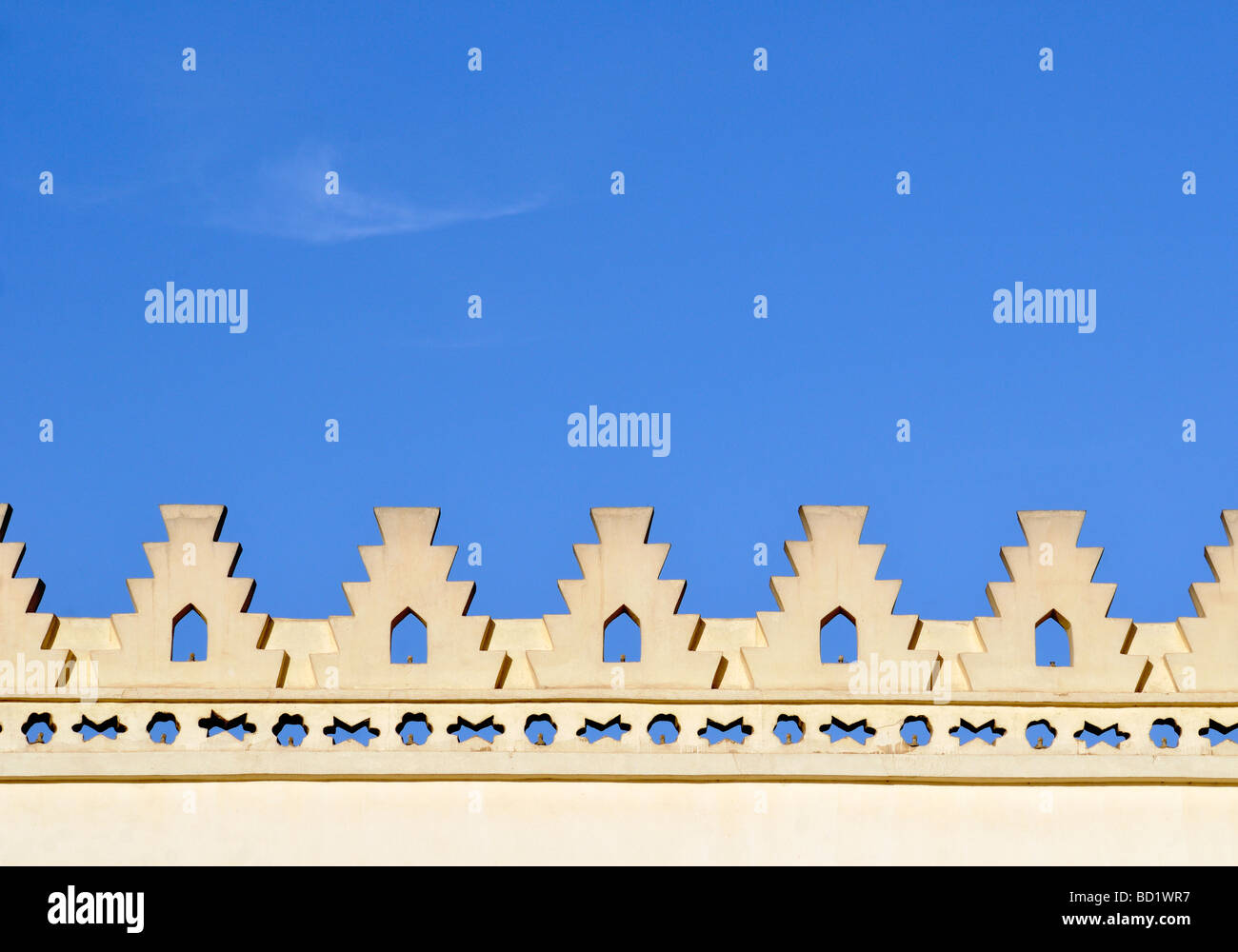 Dekoration von Al-Hakim Moschee islamische Kairo Ägypten Stockfoto