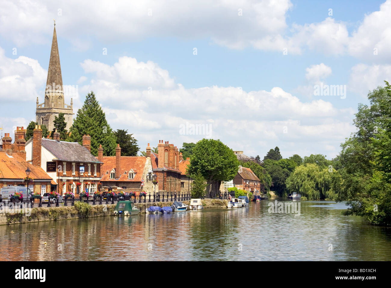 Abingdon Thames River view Stockfoto