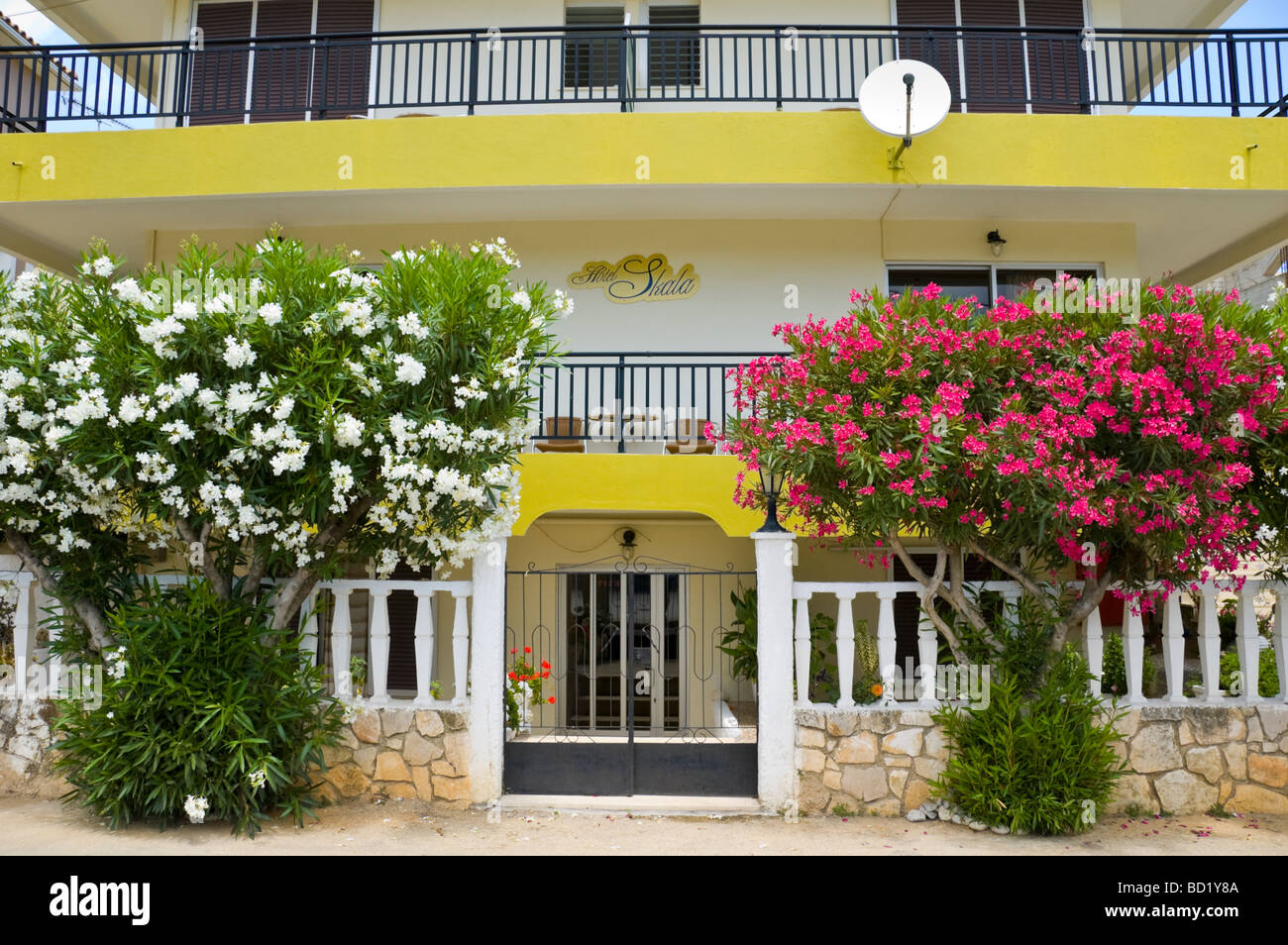 Hotel in Skala auf der griechischen Insel Kefalonia Griechenland GR Stockfoto