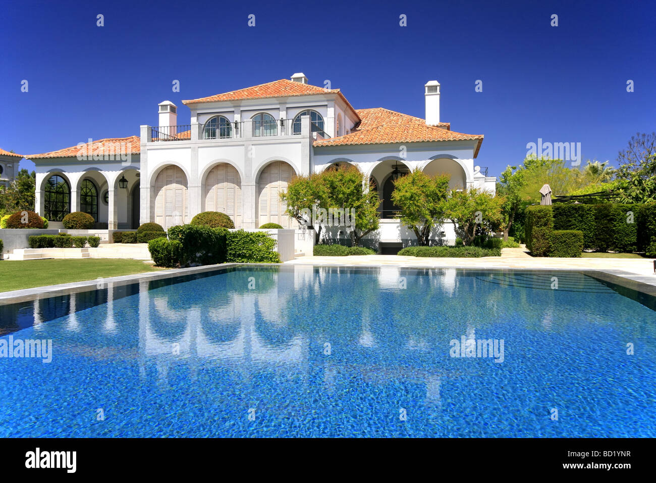 Eine moderne und luxuriöse Residenz-Lifestyle-Konzept Stockfoto