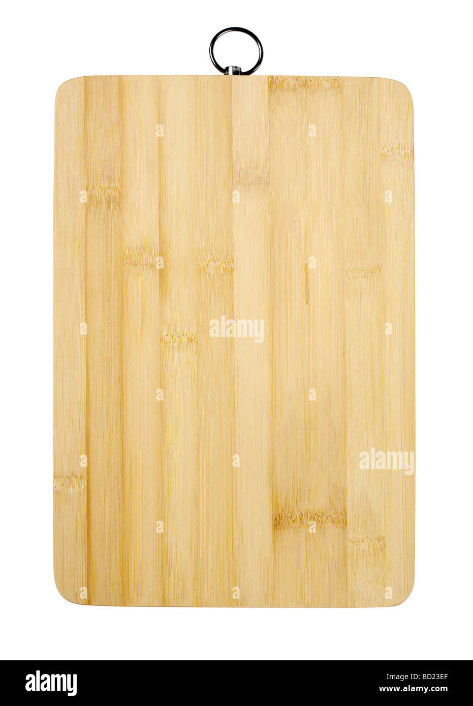 Bambus Schneidbrett Stockfoto