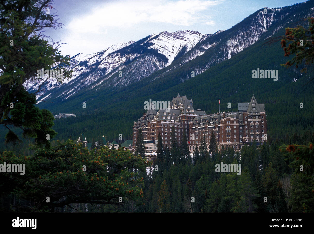 Fairmont Banff Springs Hotel, Zimmer, Unterkunft, Unterbringungsart, Cascade Mountain Provinz, Banff, Alberta, Kanada, Nordamerika Stockfoto