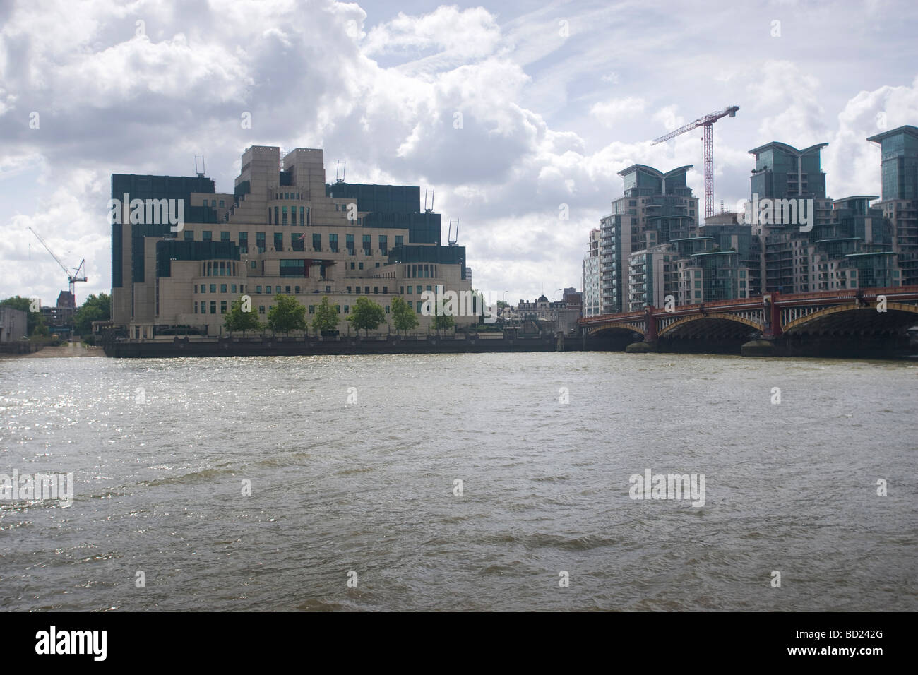 MI6 Hauptquartier, Vauxhall, London Stockfoto