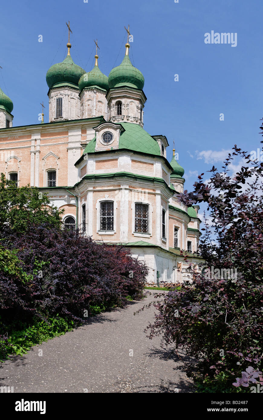 Uspenski-Kathedrale im Gorizkij Kloster Pereslavl Zalessky Stadt des Goldenen Rings Stockfoto