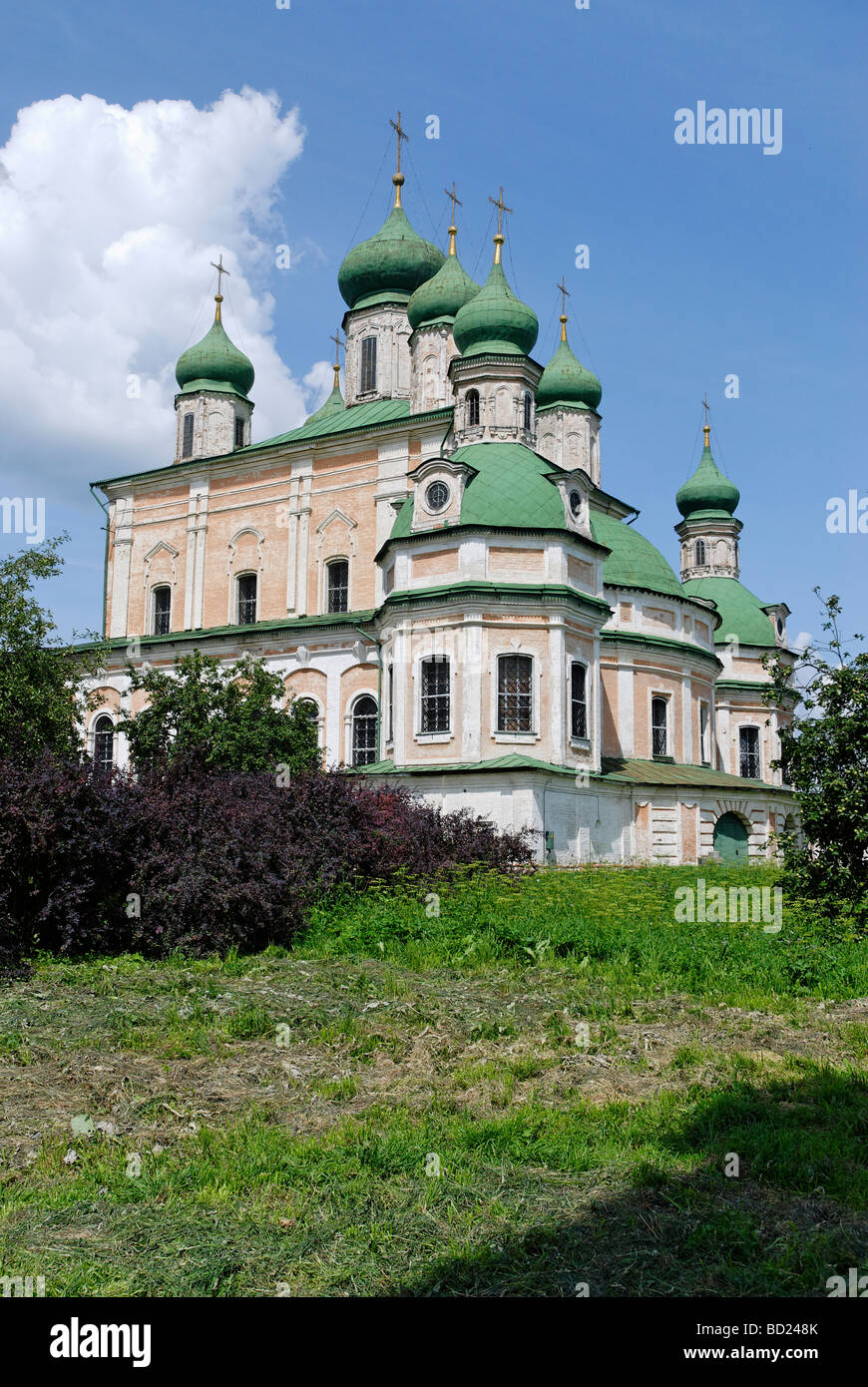 Uspenski-Kathedrale im Gorizkij Kloster Pereslavl Zalessky Stadt des Goldenen Rings Stockfoto