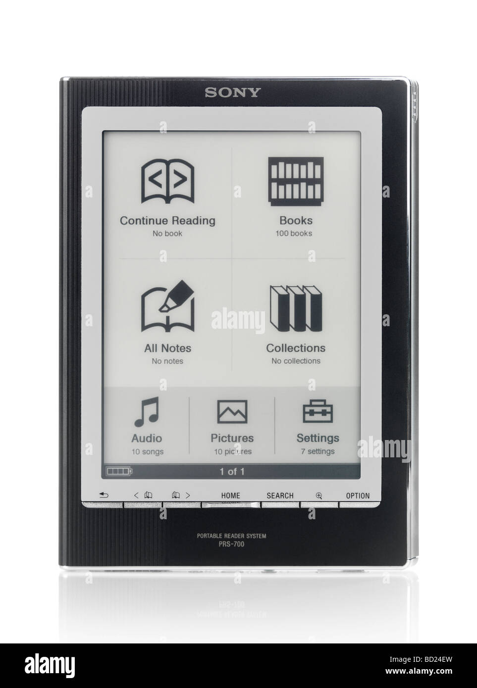 Sony Reader PRS-700 e-Book-Gerät Stockfoto