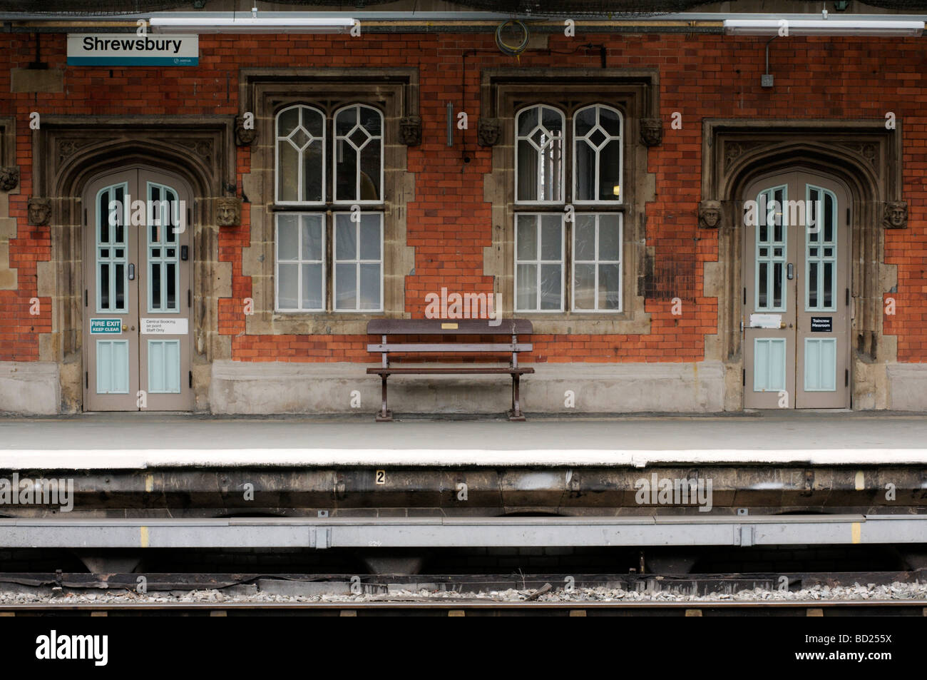 Shrewsbury Bahnhof Stockfoto