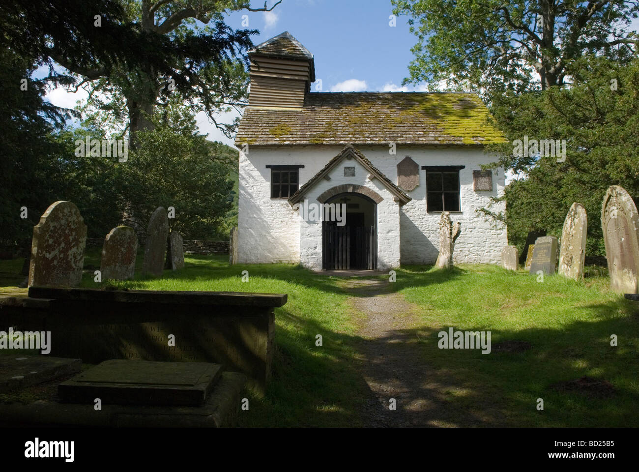 Capel y Ffin Fin Kirche von Str. Mary die Jungfrau Brecon Beacons Nationalpark Monmouthshire Wales HOMER SYKES Stockfoto