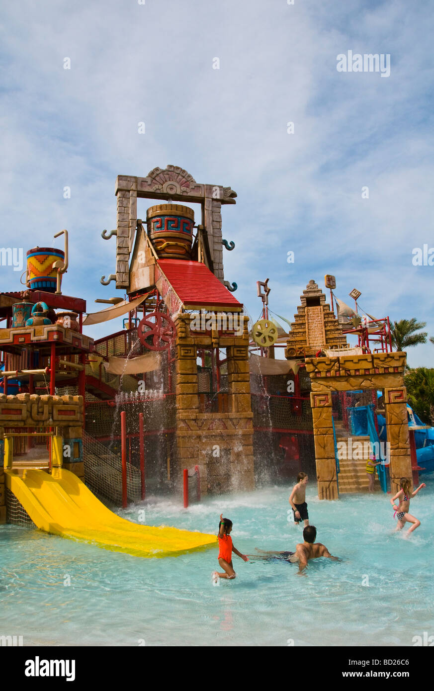 Aquaventure Wasserpark Dubai Stockfoto