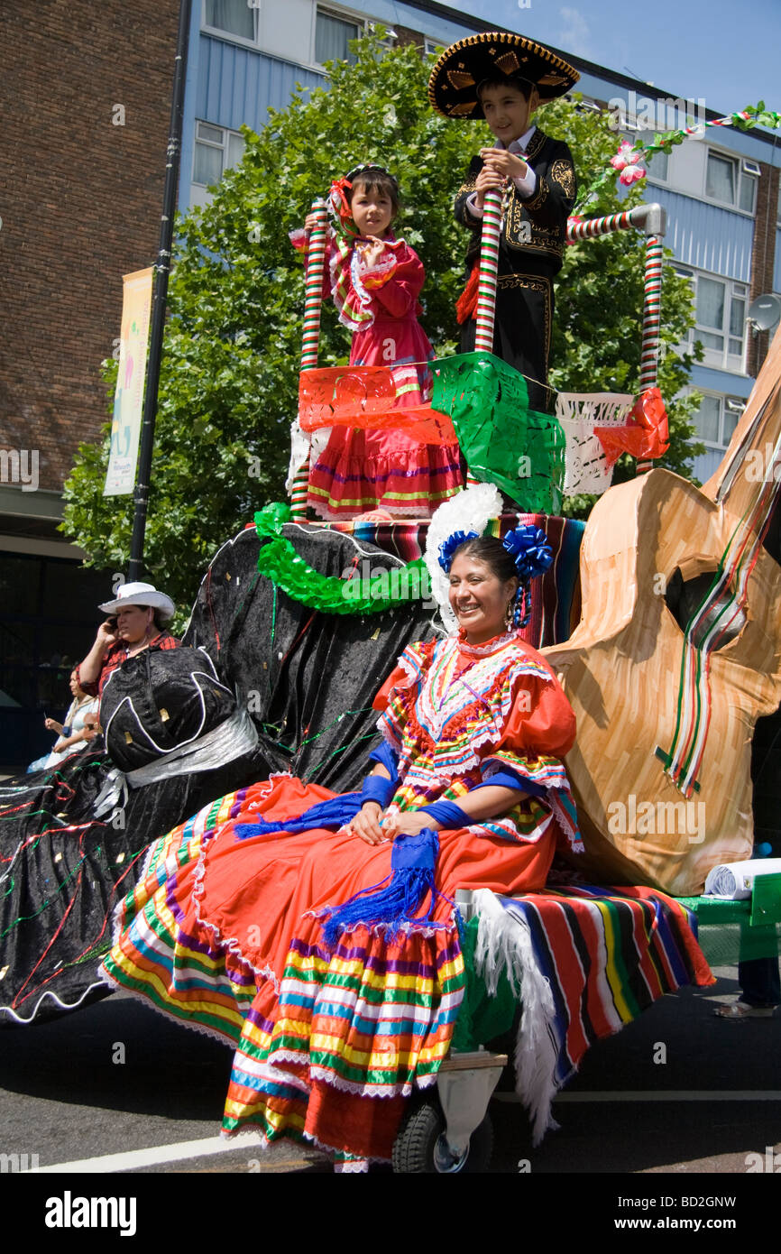 Carnaval del Pueblo London England UK 2. August 2009 Stockfoto