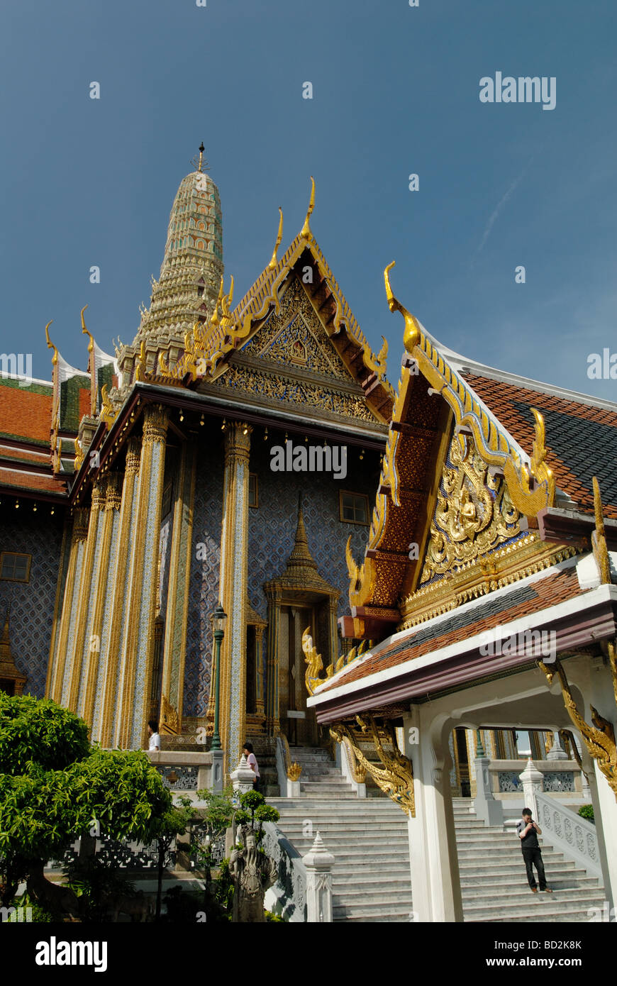 Das Grand Palace in Bangkok / Krung Thep Mahanakhon in Thailand Stockfoto