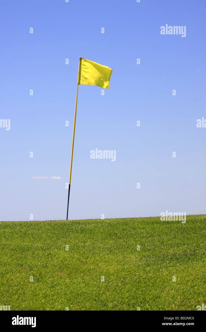 Ein Bild von einem Golfplatz-Sport-Konzept Stockfoto