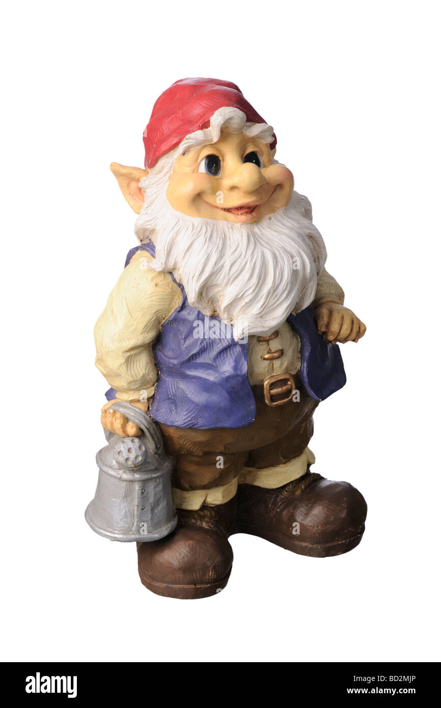 Bunte Gartenzwerg Stockfoto