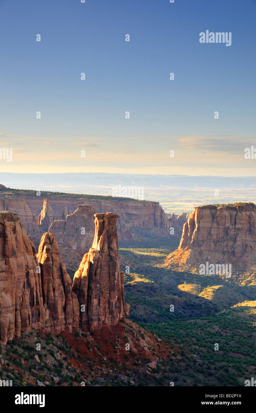 Monument Canyon Colorado National Monument große Kreuzung Colorado USA Stockfoto