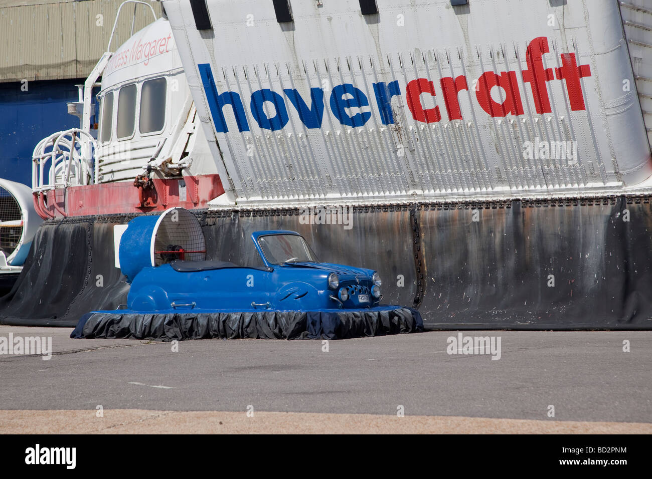 Hovercrafts Lee auf Solent Hampshire Stockfoto