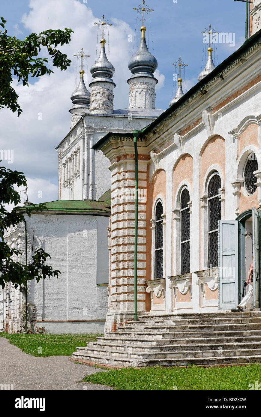 Uspenskyi Goritskyi Kloster XVII Jahrhundert Pereslavl Zalesskyi Stadt Russland Stockfoto