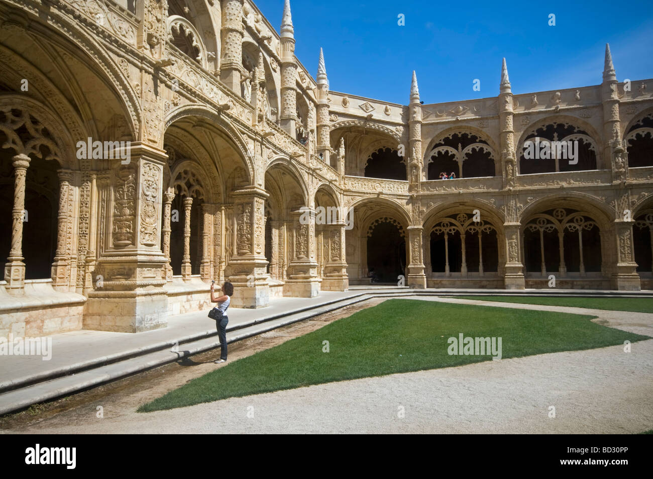 Jeronimos Kathedrale von Lissabon Portugal Stockfoto