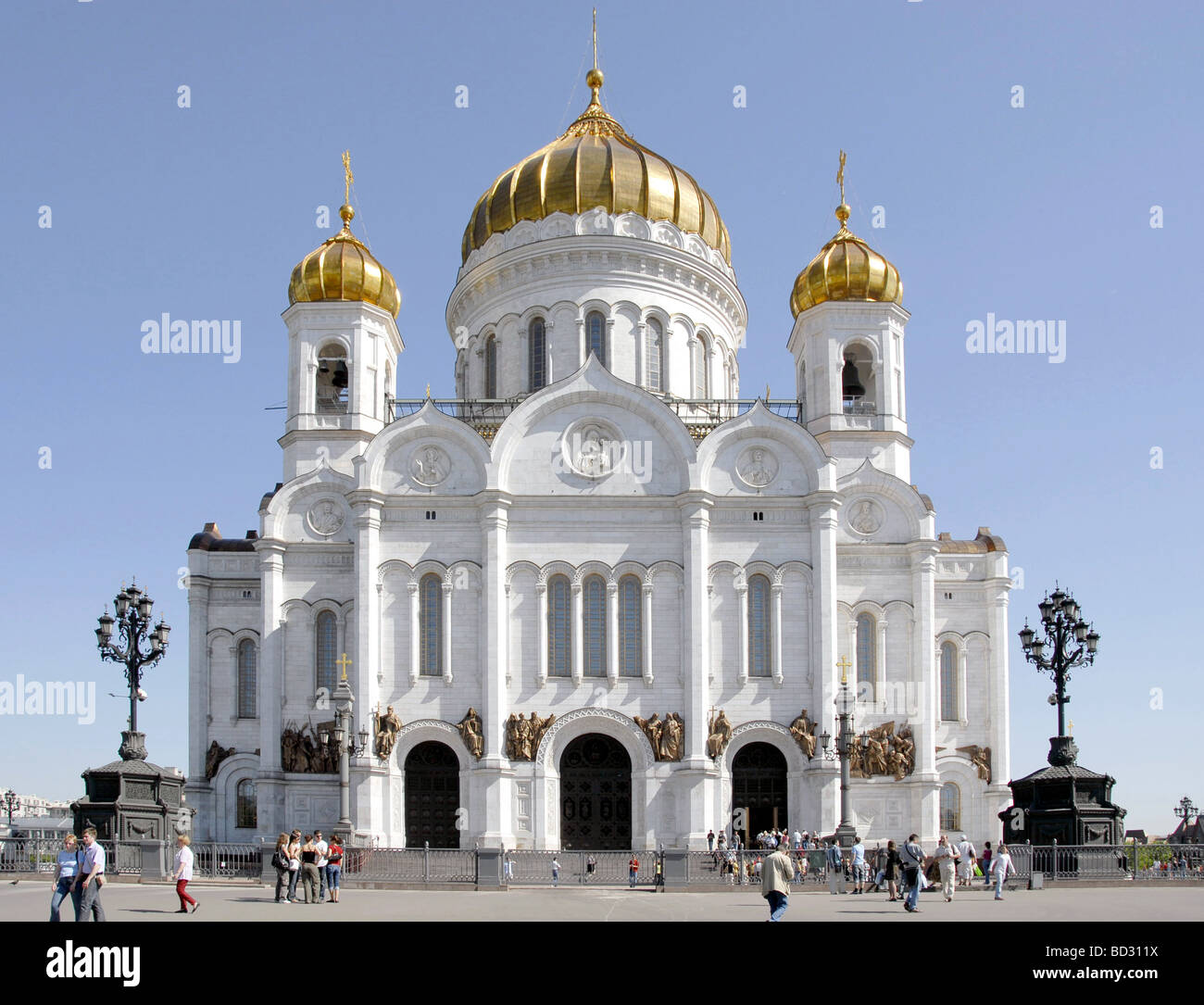 Christus der Erlöser-Kathedrale in Moskau, Russland Stockfoto