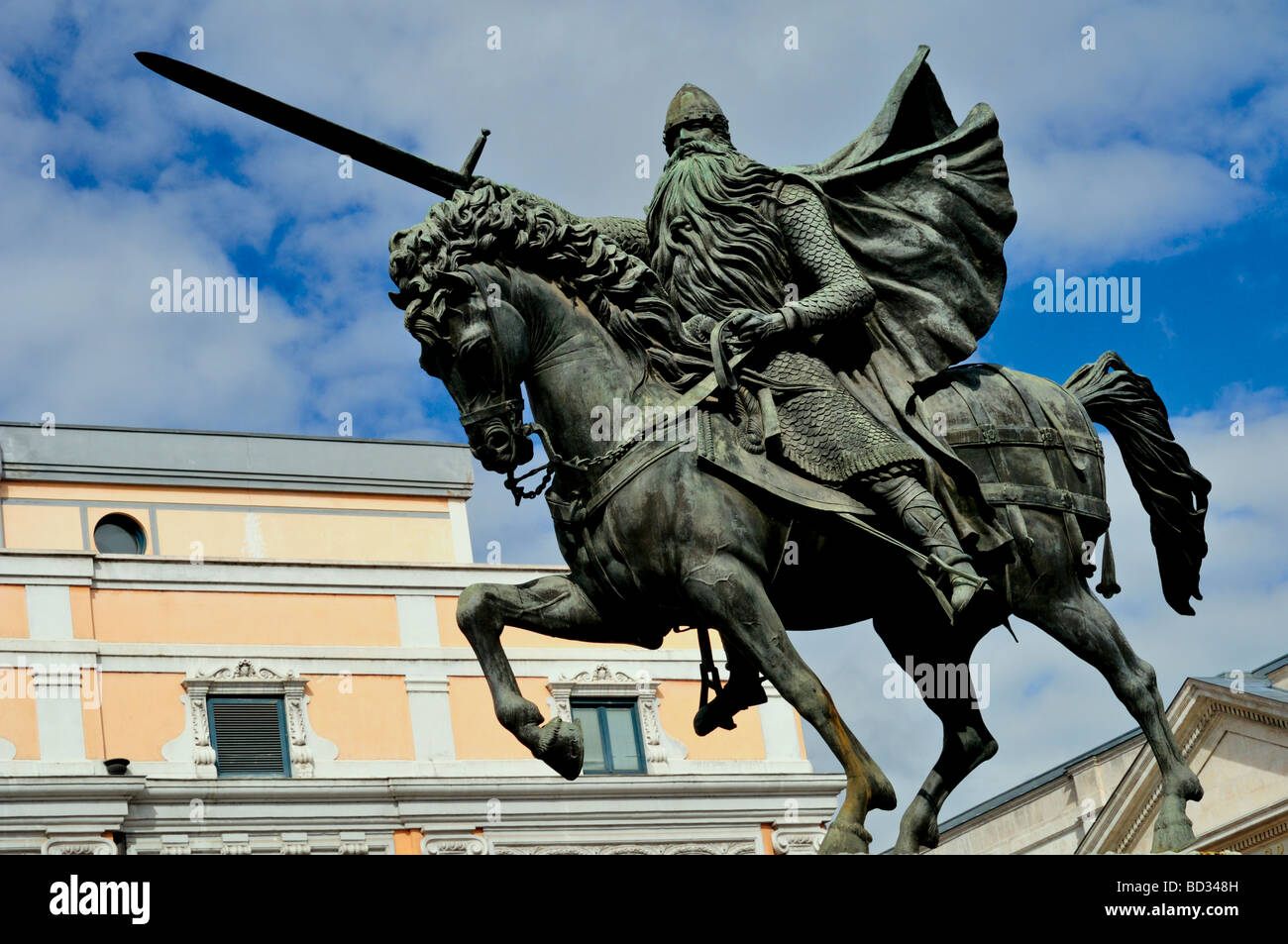 Spanien, Burgos: Denkmal des Nationalhelden "El Cid" Stockfoto