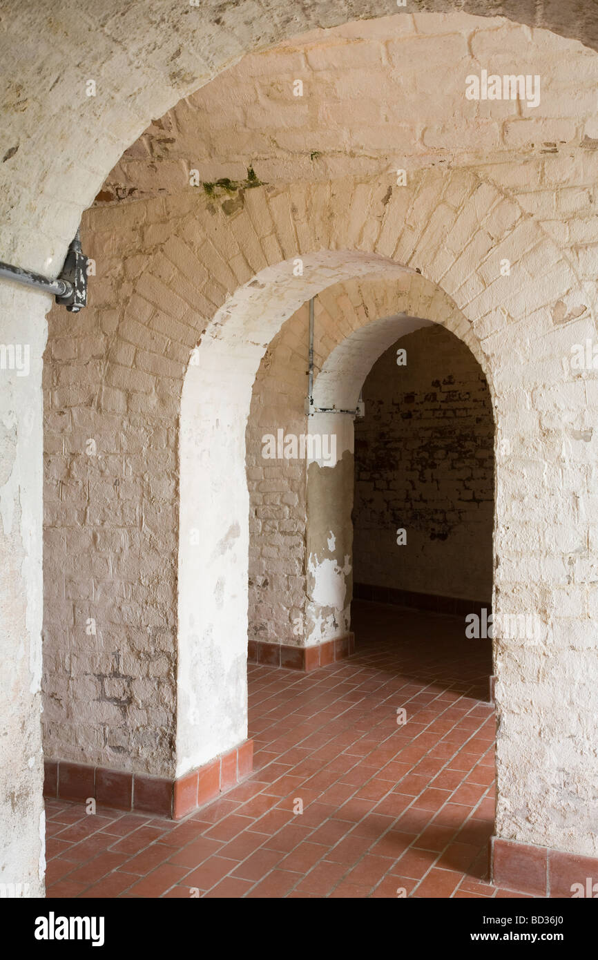 Altes Fort Jackson National Historic Landmark Savannah Georgia USA Stockfoto