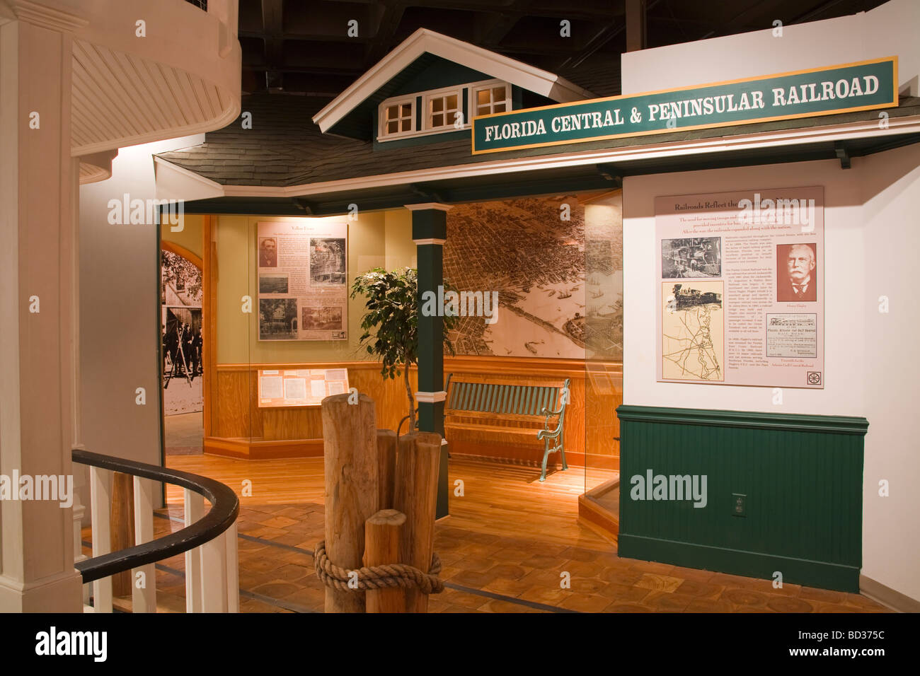 Ausstellung Museum der Wissenschaft Geschichte Jacksonville Florida USA Stockfoto