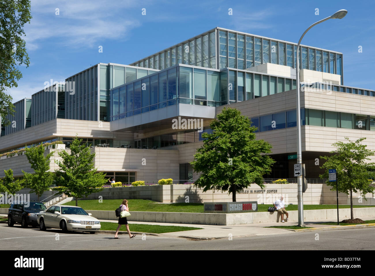 Harper Center University of Chicago Booth School of Business Chicago Illinois Stockfoto
