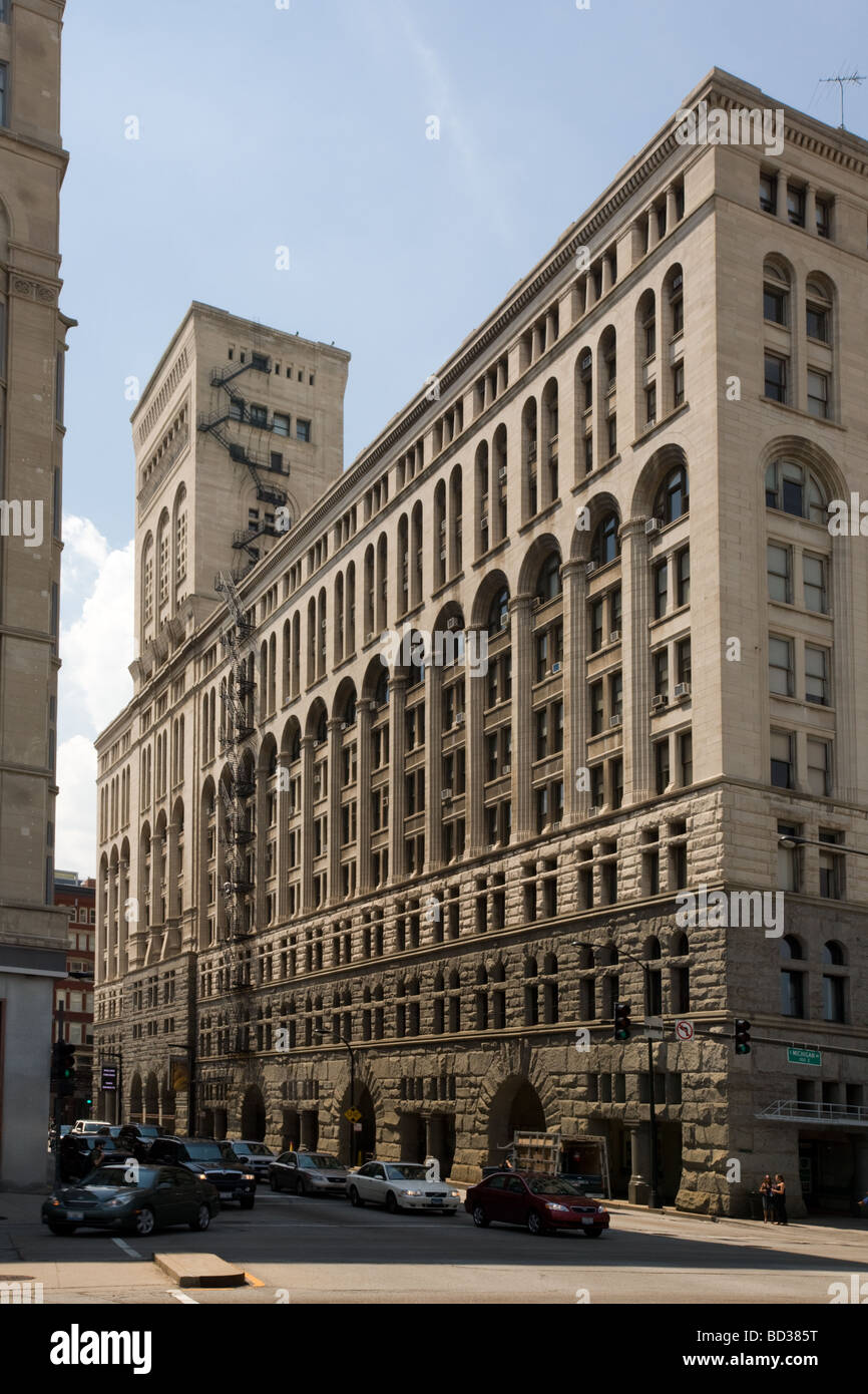 Auditorium Gebäude von Louis Sullivan in der Schleife Chicago Illinois Stockfoto